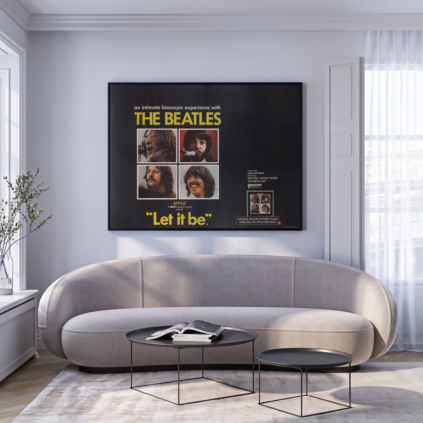 Let It Be 1970 UK Quad Film Movie Poster The Beatles