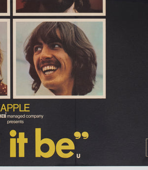 Let It Be 1970 UK Quad Film Movie Poster The Beatles