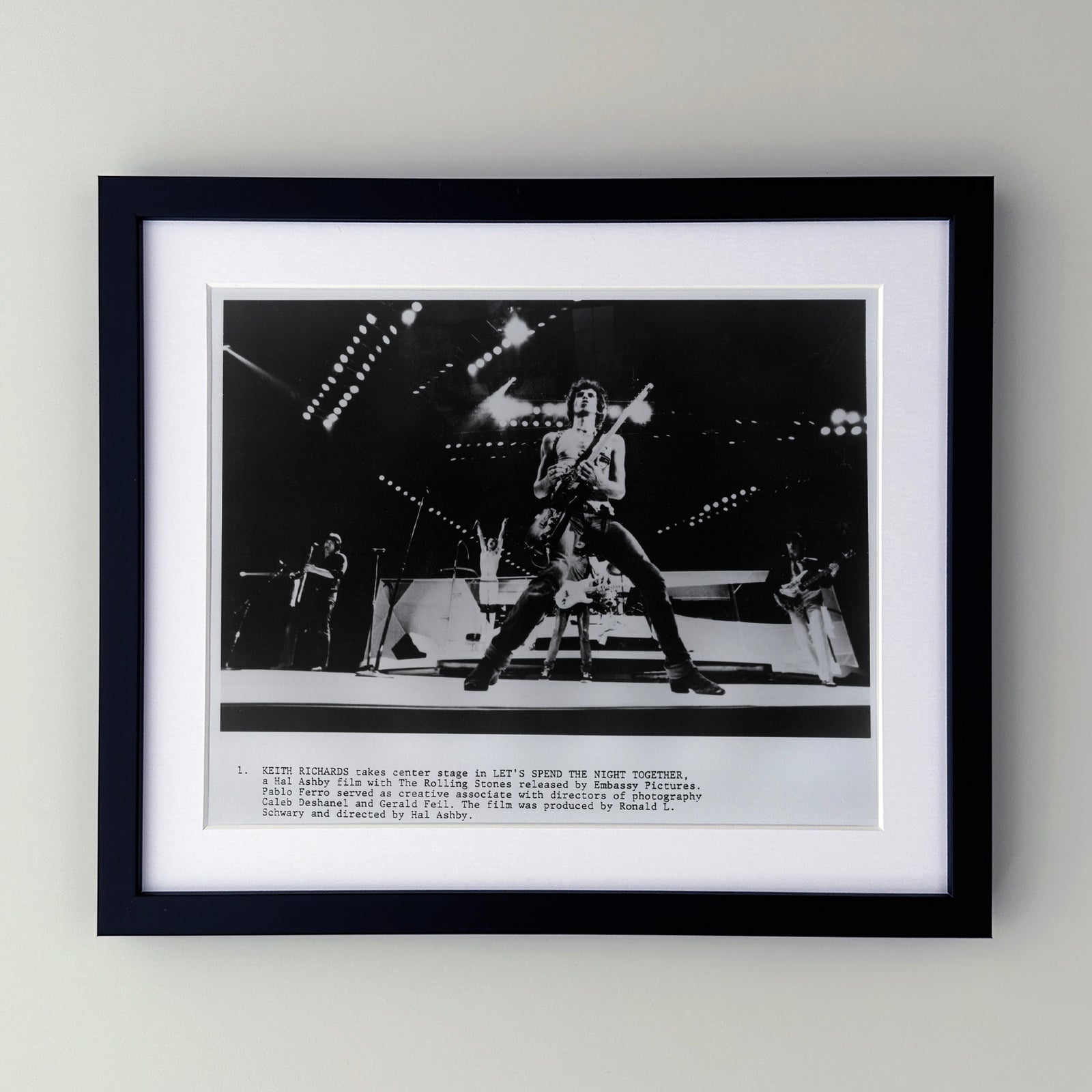 Lets Spend the Night Together 1982 Film Movie Press Publicity Still Framed