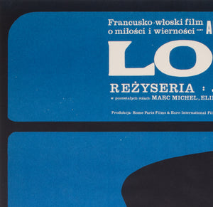 Lola 1967 Polish A1 Film Movie  Poster, Maciej Hibner - detail