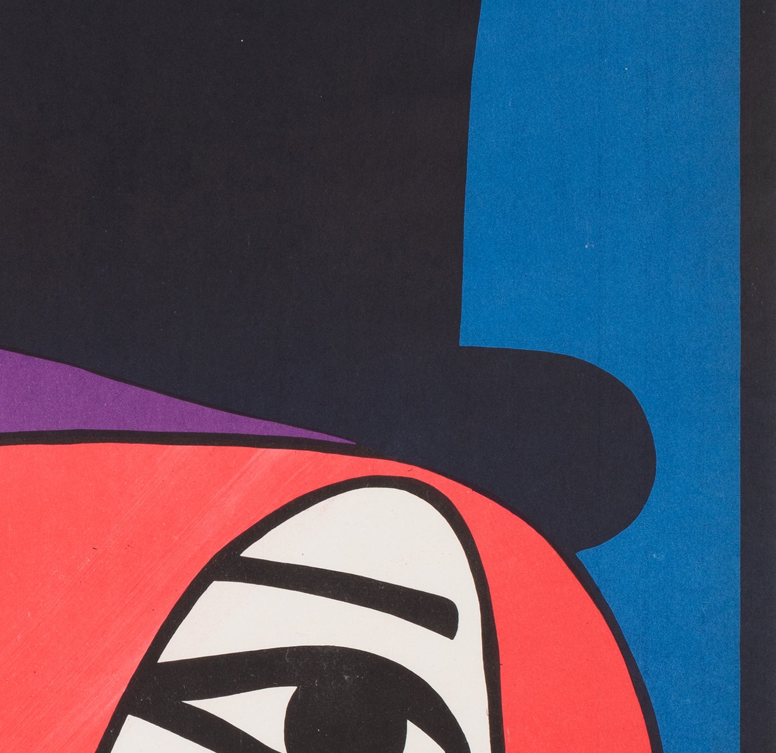 Lola 1967 Polish A1 Film Movie Poster, Maciej Hibner - detail