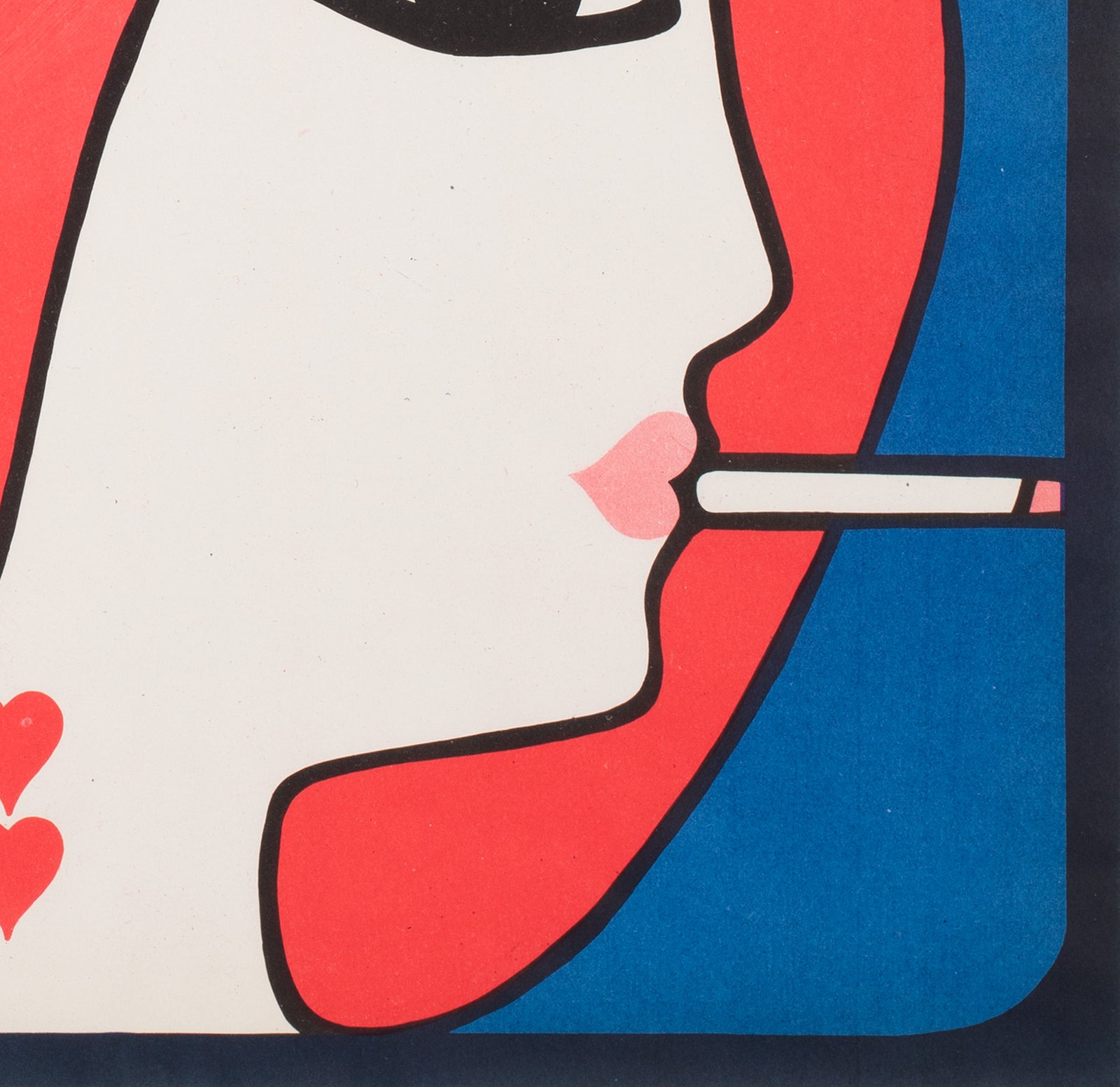 Lola 1967 Polish A1 Film Movie Poster, Maciej Hibner - detail