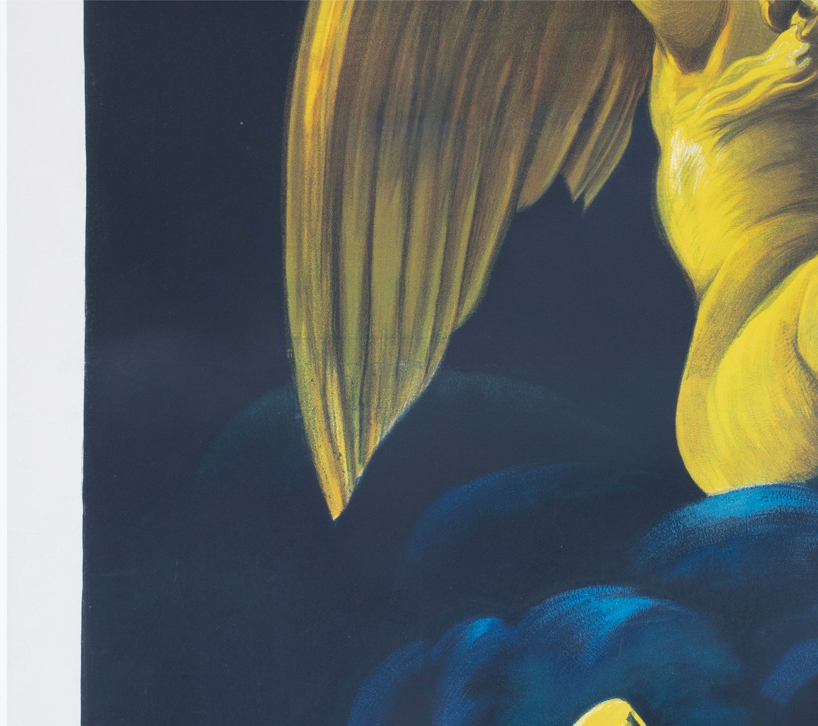 Longines c1911 French Grande Advertising Poster Leonetto Cappiello - detail