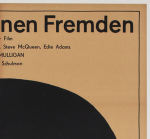 Love With the Proper Stranger 1966 East German Film Movie Poster, Thomas Schleusing - detail