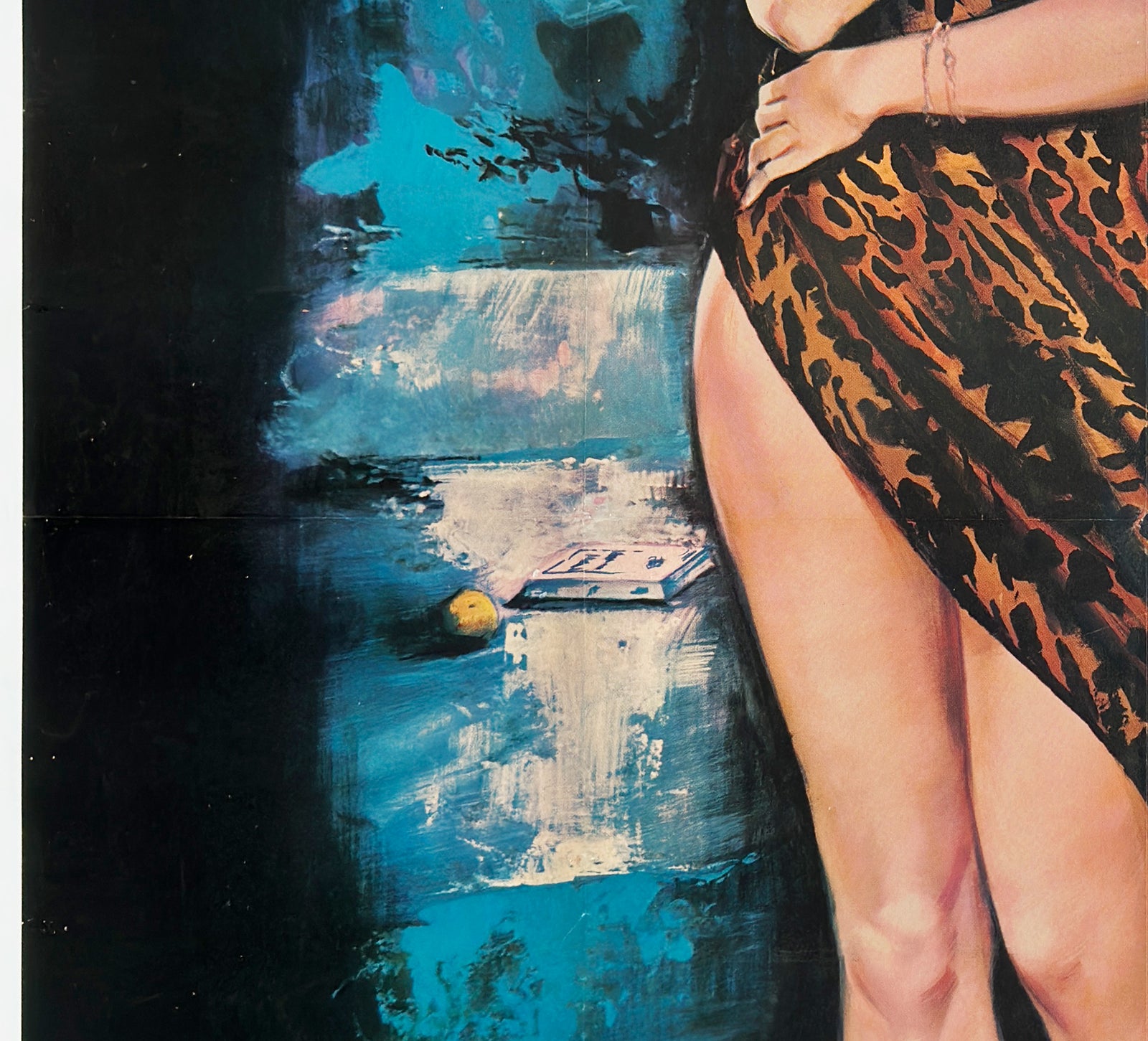 Love on a Pillow 1962 French Grande Film Movie Poster, Georges Allard - detail