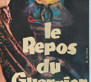 Love on a Pillow 1962 French Grande Film Movie Poster, Georges Allard  - detail