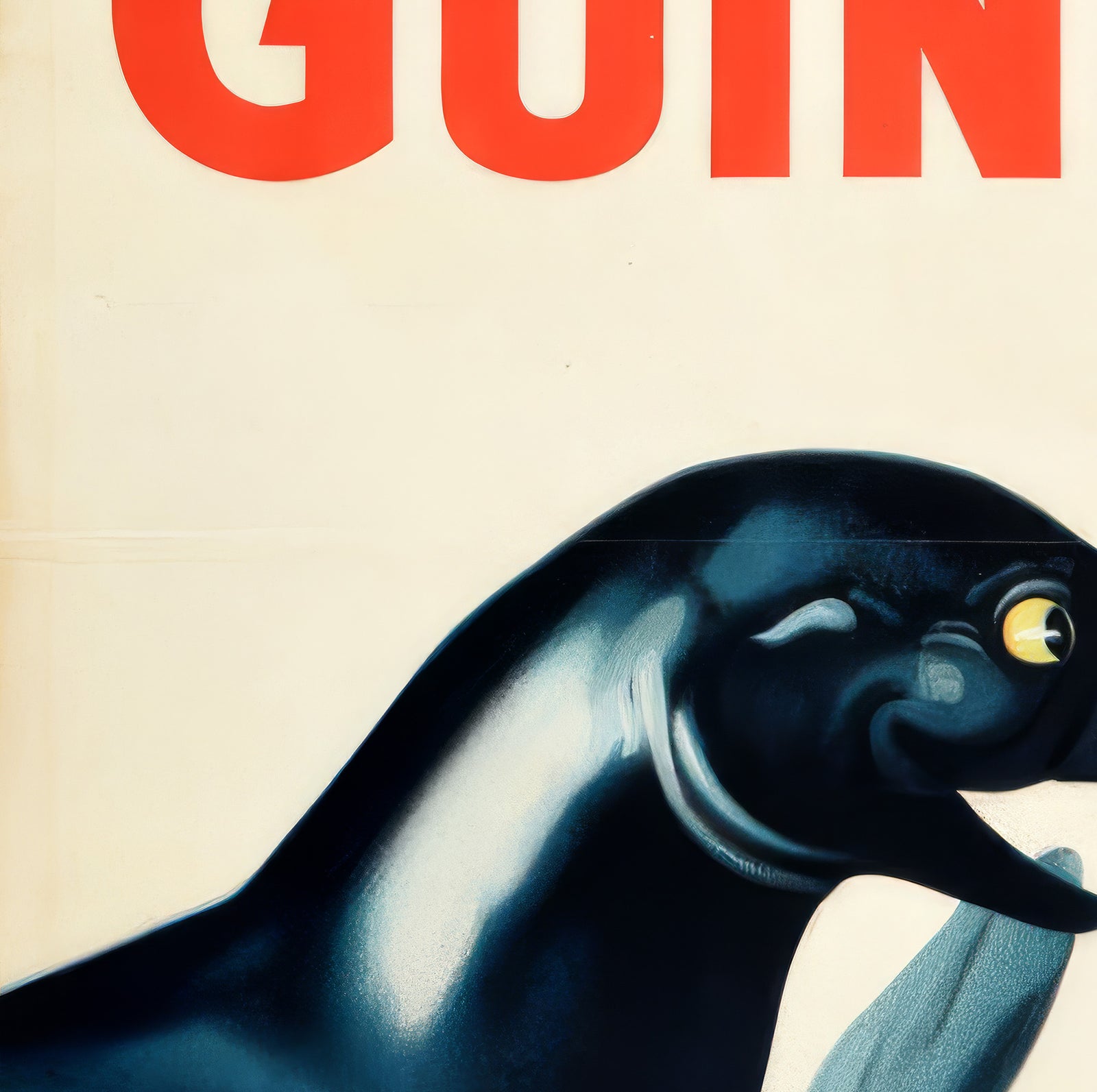 Lovely Day For A Guinness 1930s Guinness Advertising Poster John Gilroy - detail