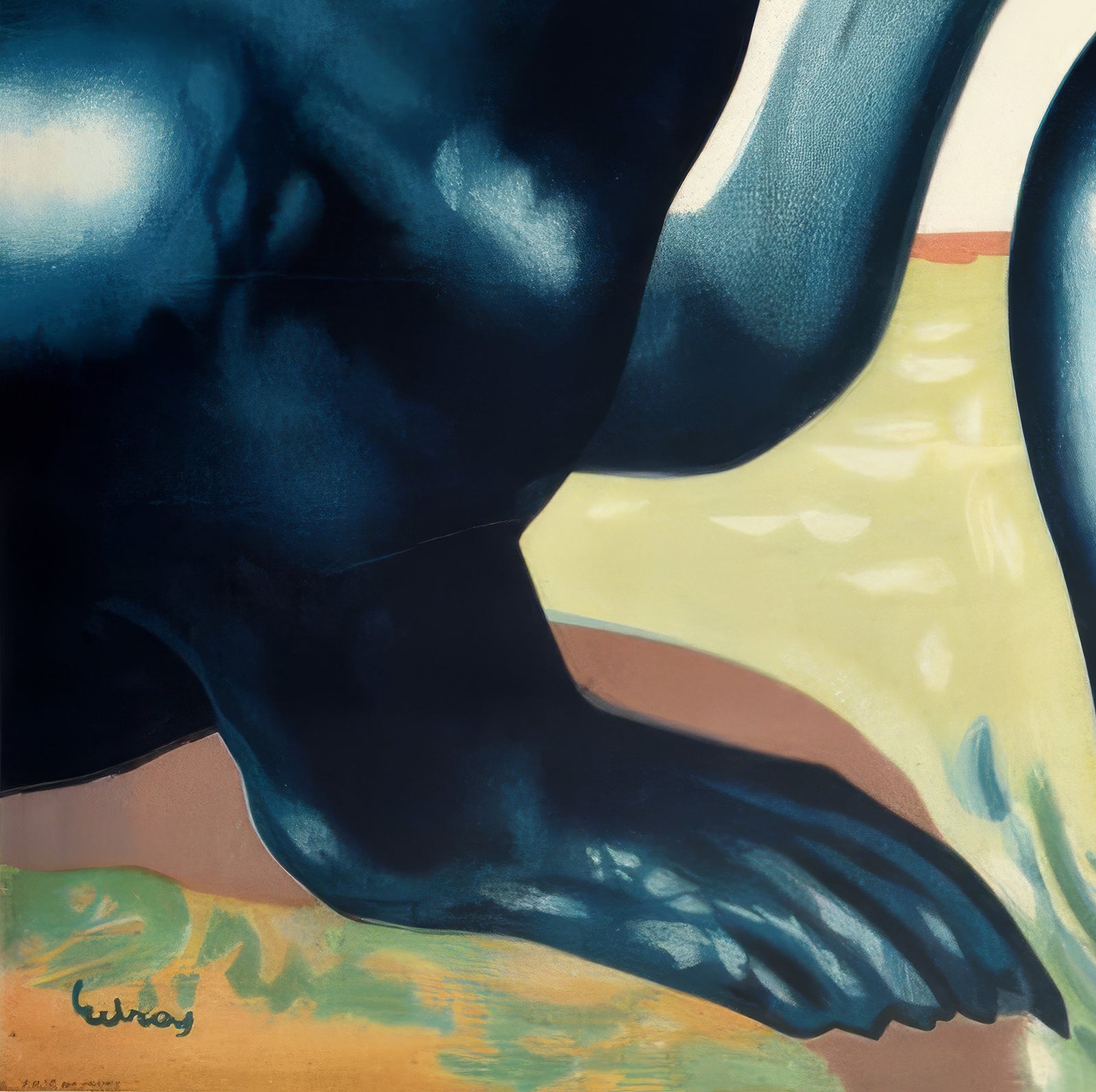 Lovely Day For A Guinness 1930s Guinness Advertising Poster John Gilroy - detail
