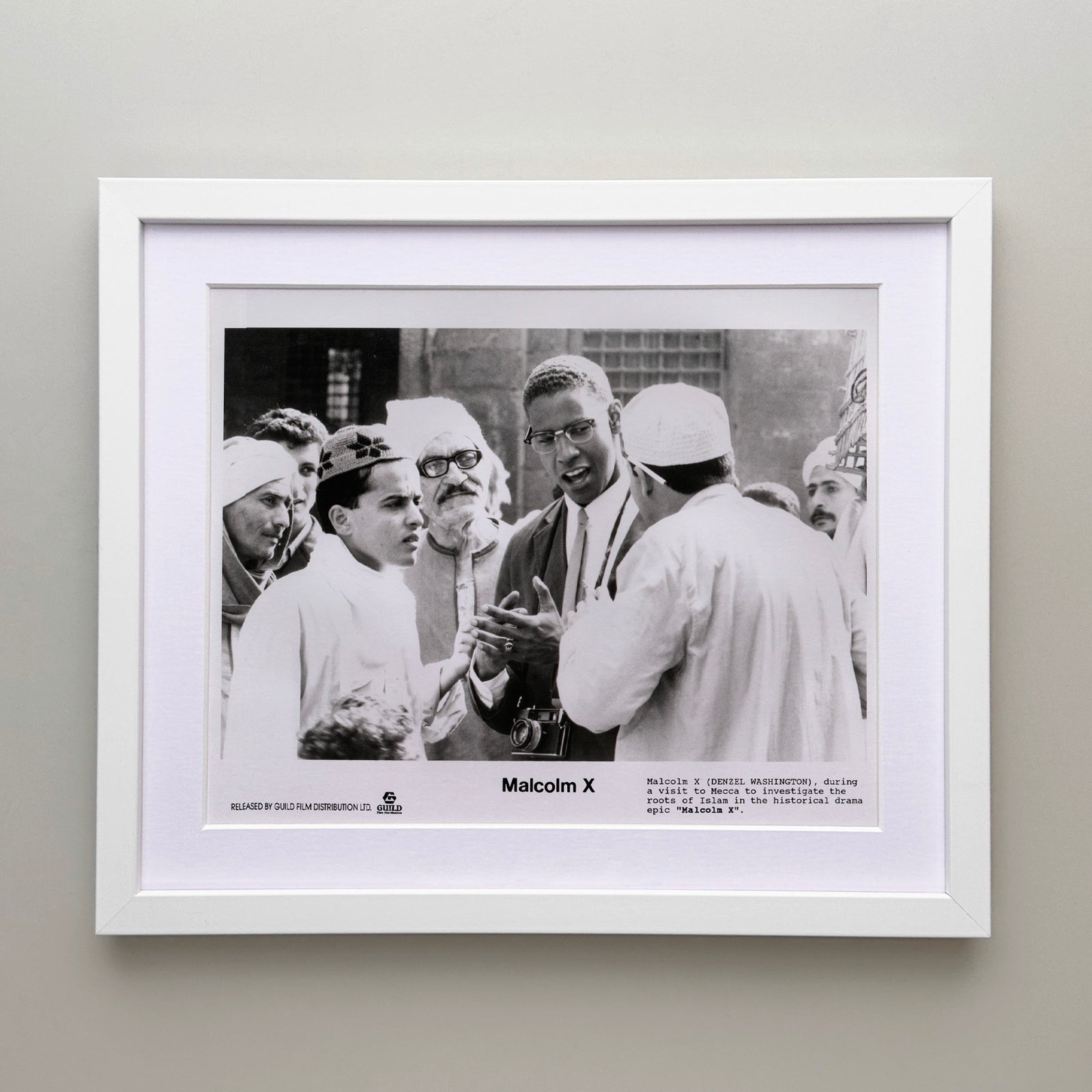 Malcolm X 1992 Film Movie Press Publicity Still Framed