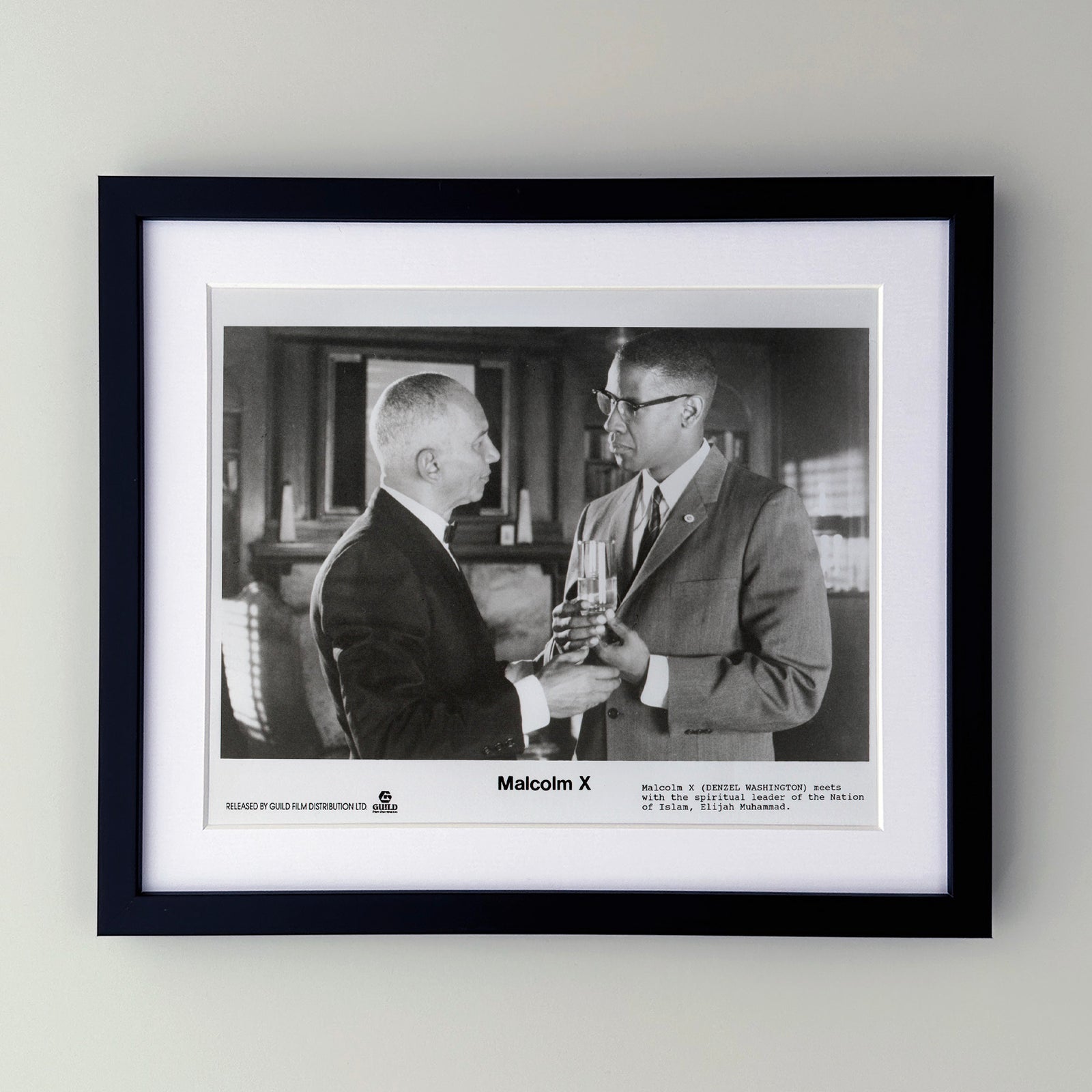 Malcolm X 1992 Film Movie Press Publicity Still Framed