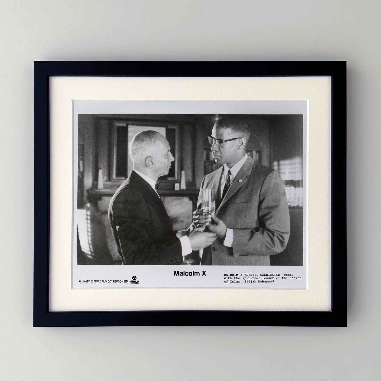 Malcolm X 1992 Film Movie Press Publicity Still Framed
