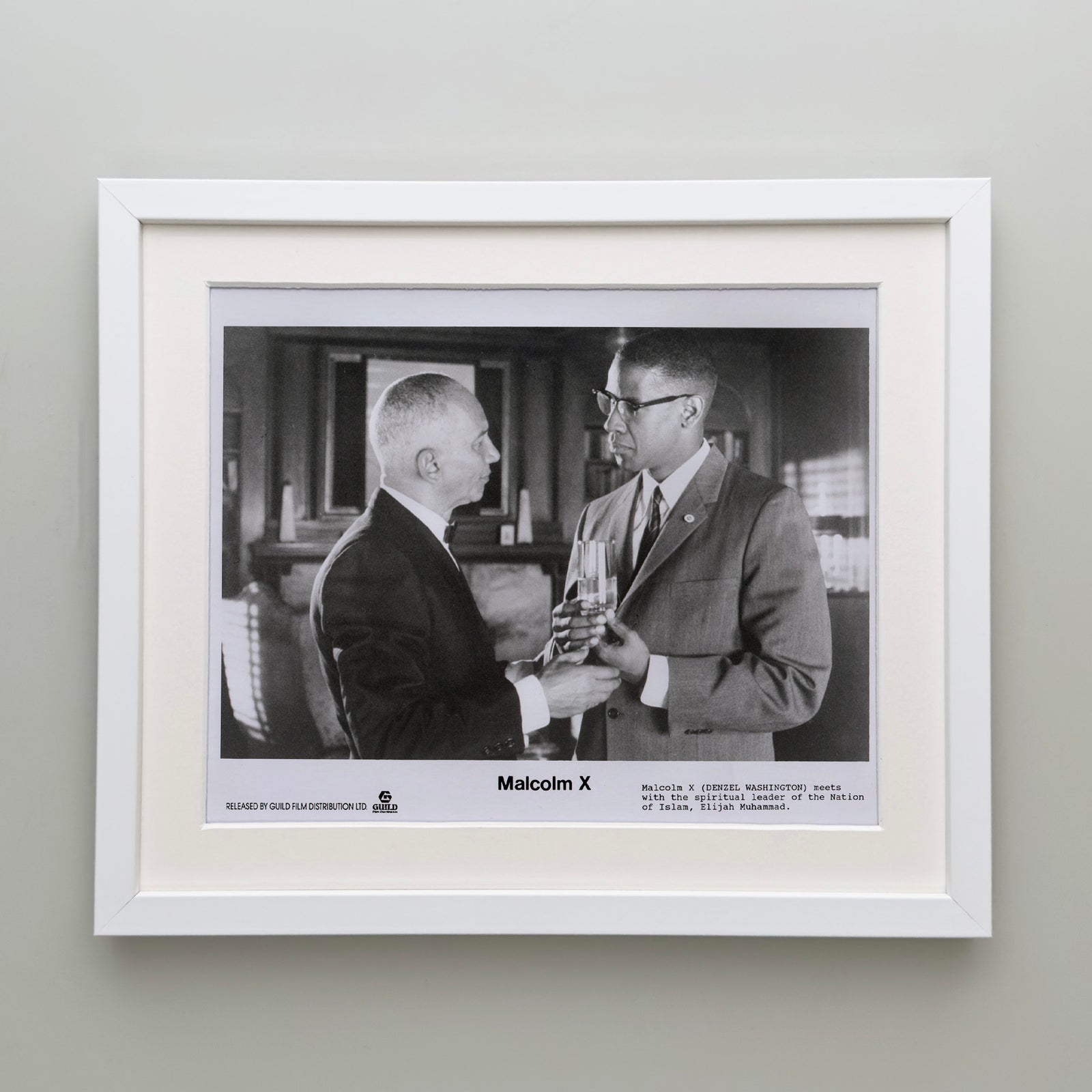 Malcolm X 1992 Film Movie Press Publicity Still Framed