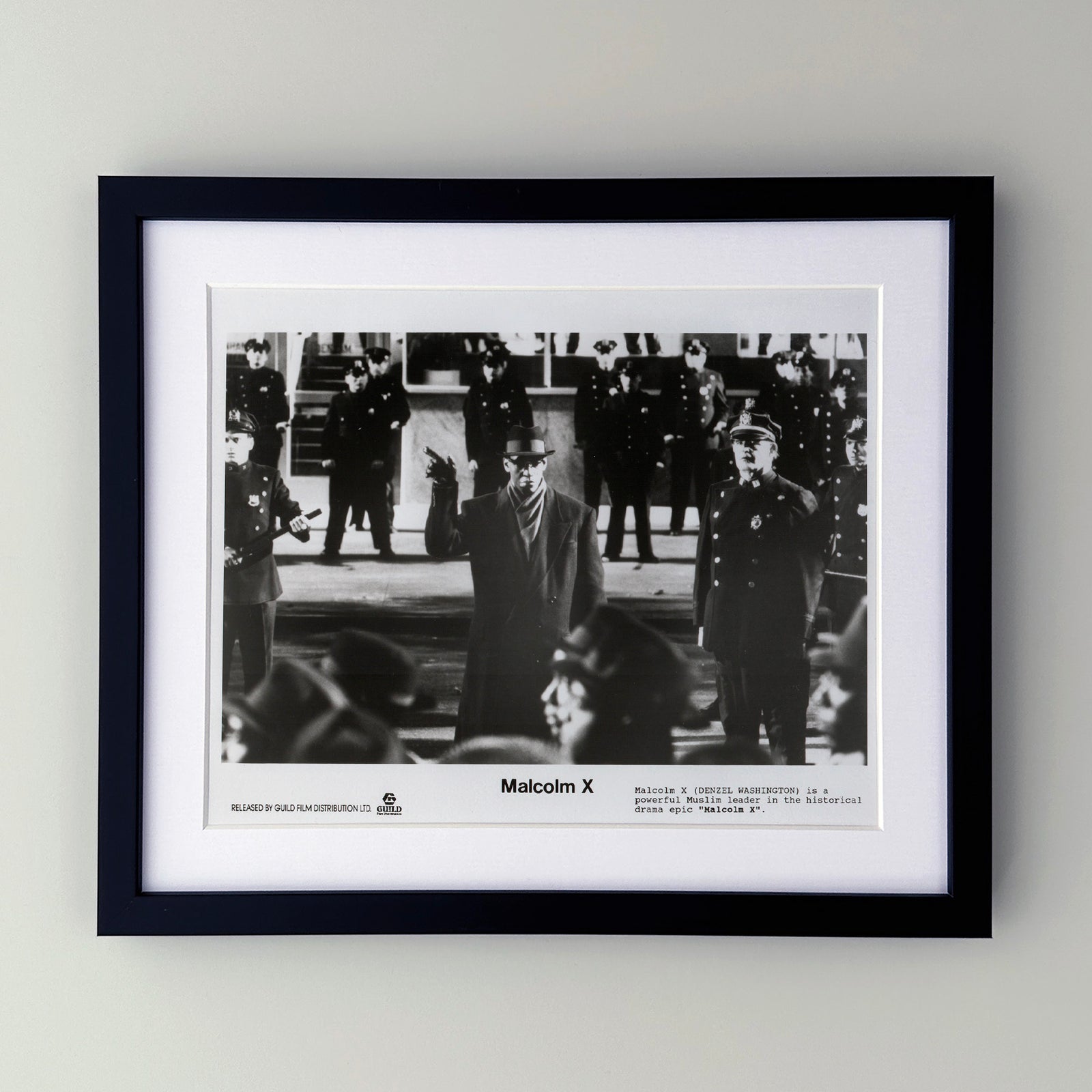 Malcolm X 1992 Film Movie Press Publicity Still Framed