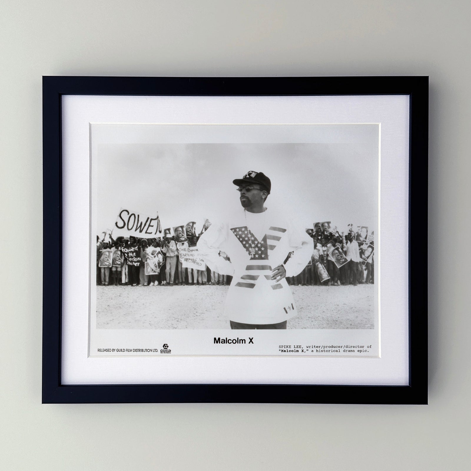 Malcolm X 1992 Film Movie Press Publicity Still Framed