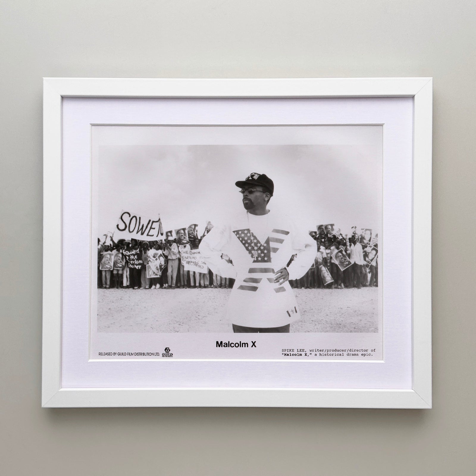 Malcolm X 1992 Film Movie Press Publicity Still Framed