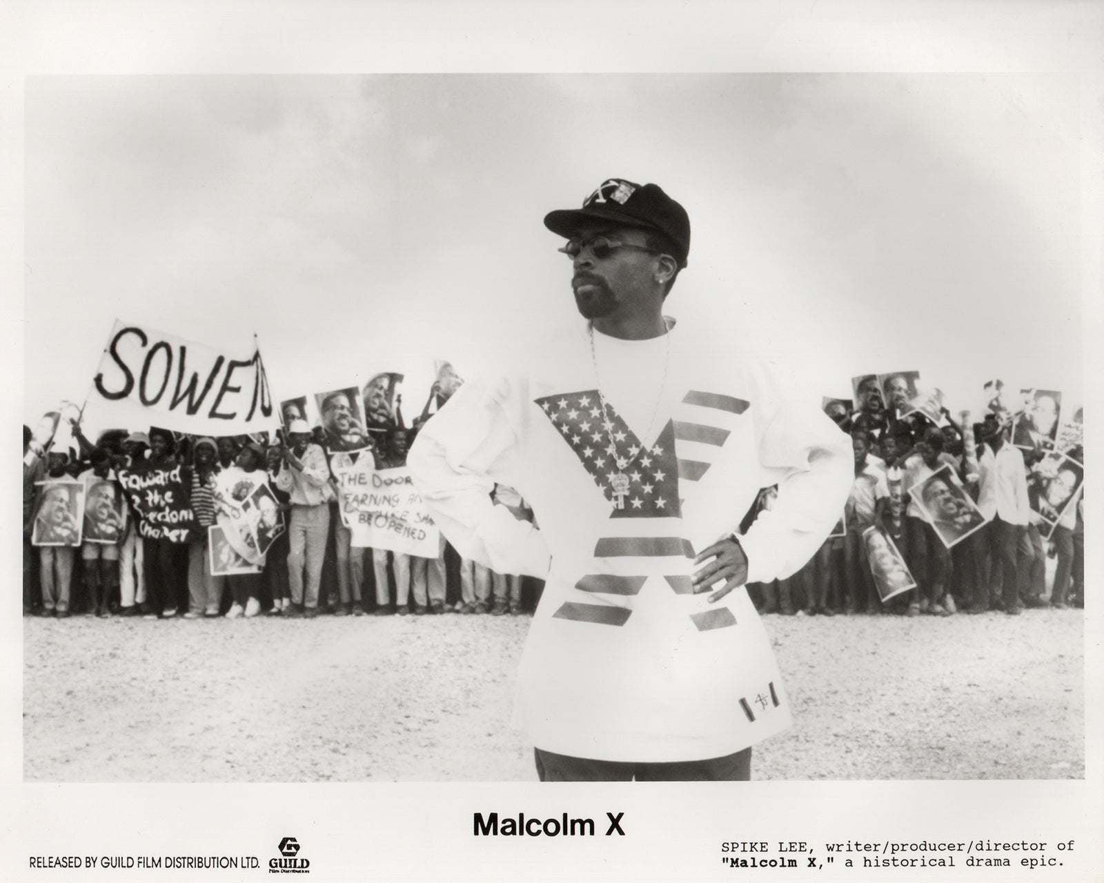 Malcolm X 1992 Film Movie Press Publicity Still Framed