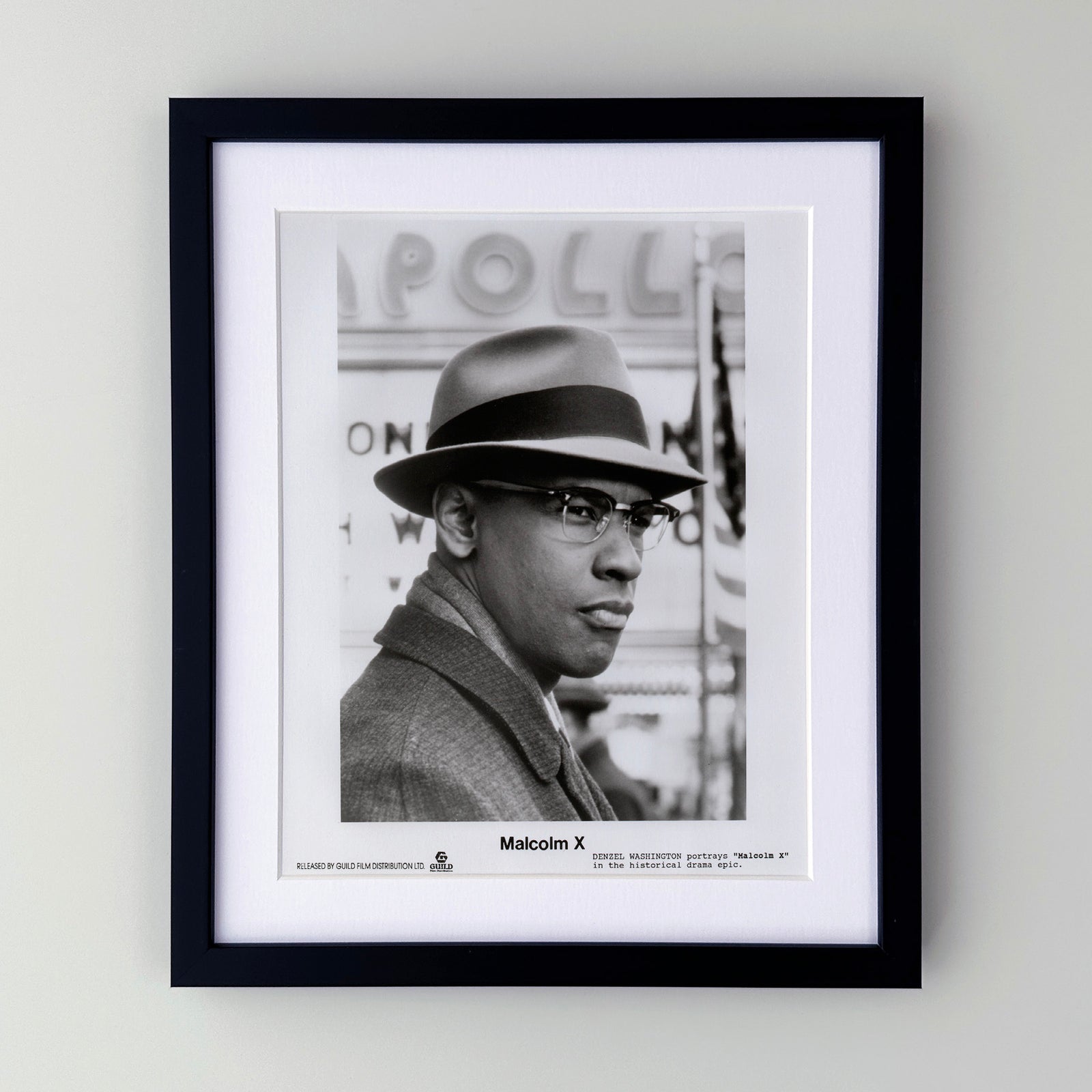 Malcolm X 1992 Film Movie Press Publicity Still Framed