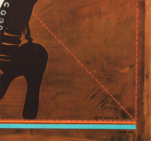 Mary Poppins 1969 Czech A1 Film Movie Poster, Eva Galova - detail