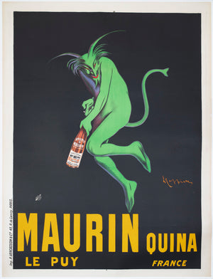 Maurin Quina 1906 French Vintage Liqueur Poster, Cappiello