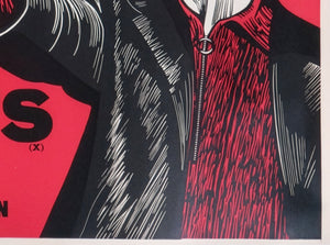 Mean Streets 1973 Academy Cinema UK Quad Film Movie Poster, Peter Strausfeld - detail