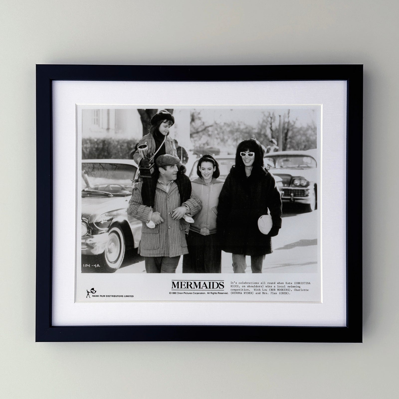 Mermaids 1990 Film Movie Press Publicity Still Framed