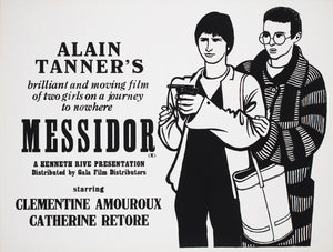 Messidor 1980 Academy Cinema UK Quad Film Poster Peter Strausfeld