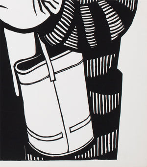 Messidor 1980 Academy Cinema UK Quad Film Poster Peter Strausfeld - detail