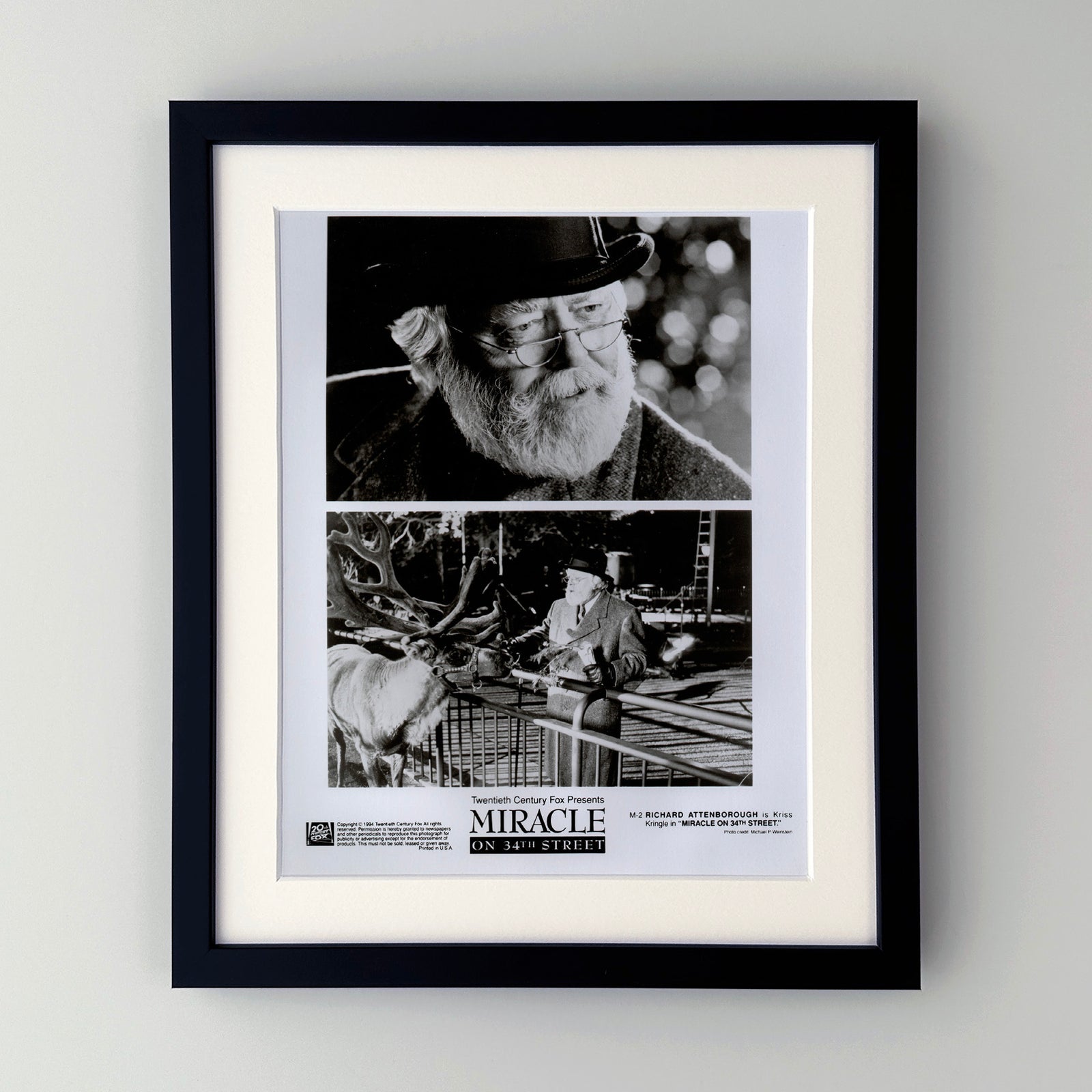 Miracle on 34th Street 1994 Film Movie Press Publicity Still Framed