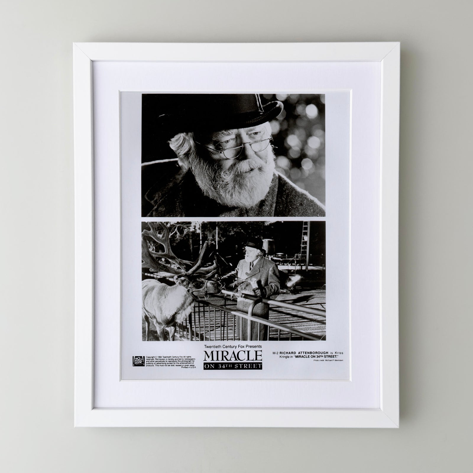 Miracle on 34th Street 1994 Film Movie Press Publicity Still Framed