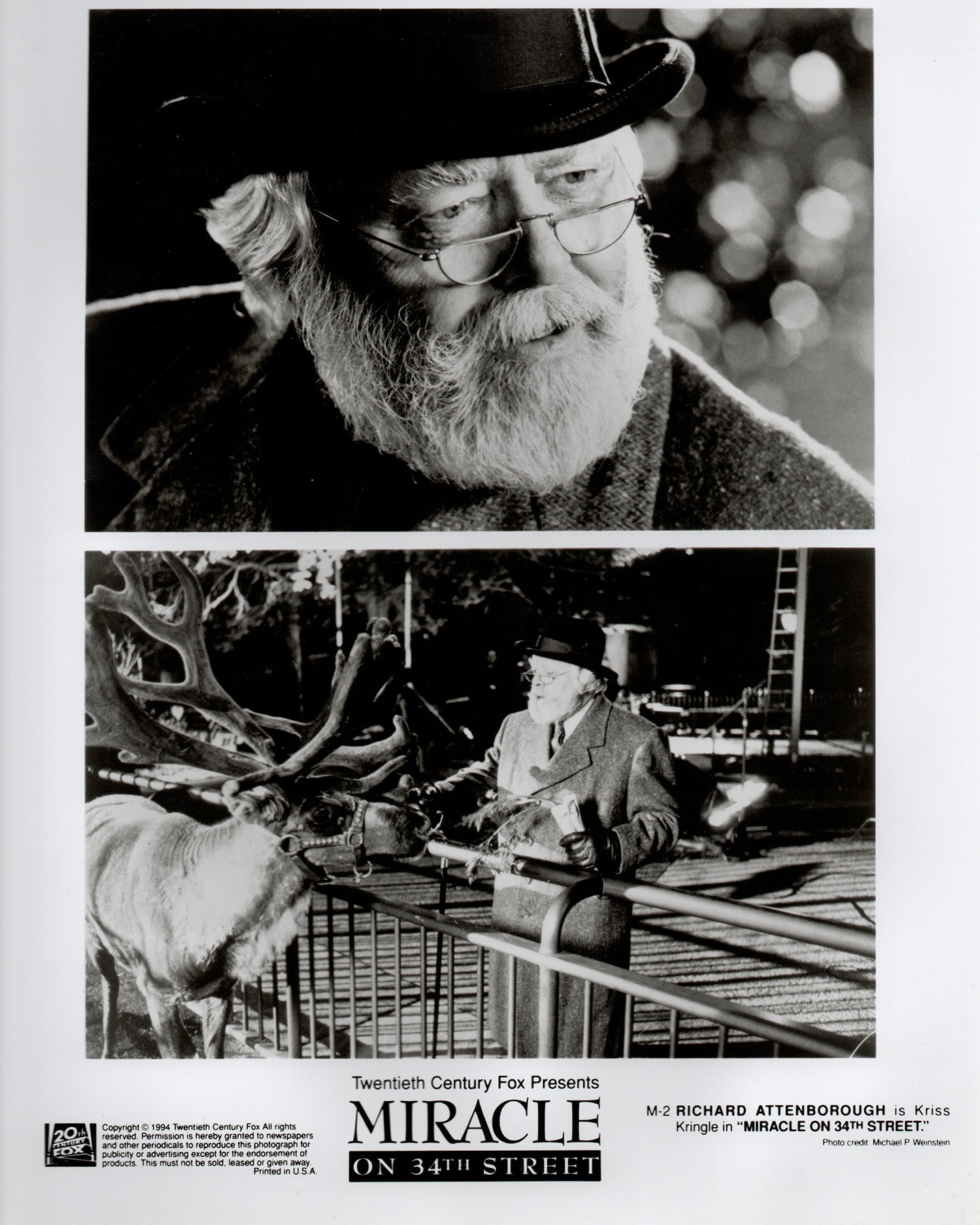 Miracle on 34th Street 1994 Film Movie Press Publicity Still Framed