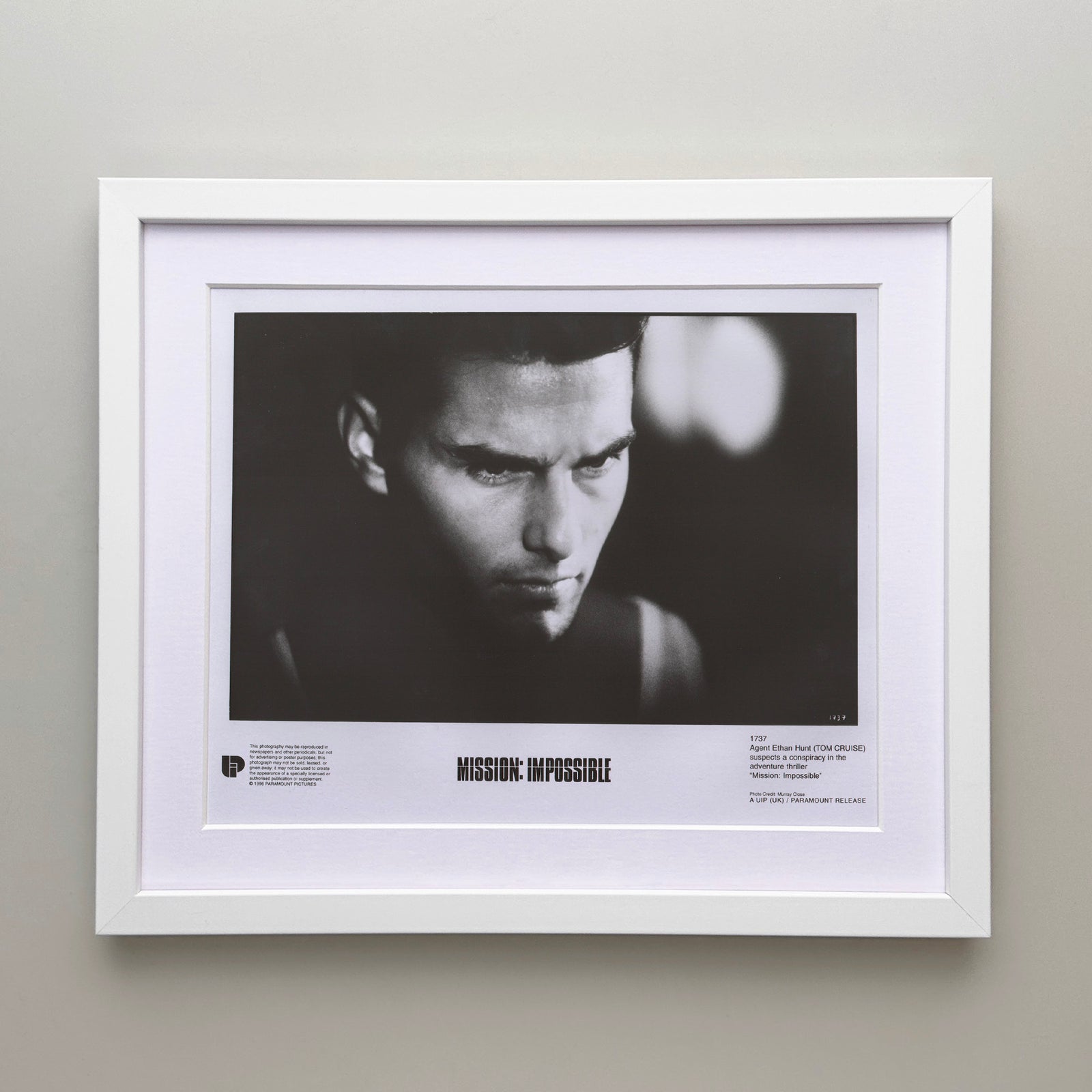 Mission Impossible 1996 Film Movie Press Publicity Still Framed