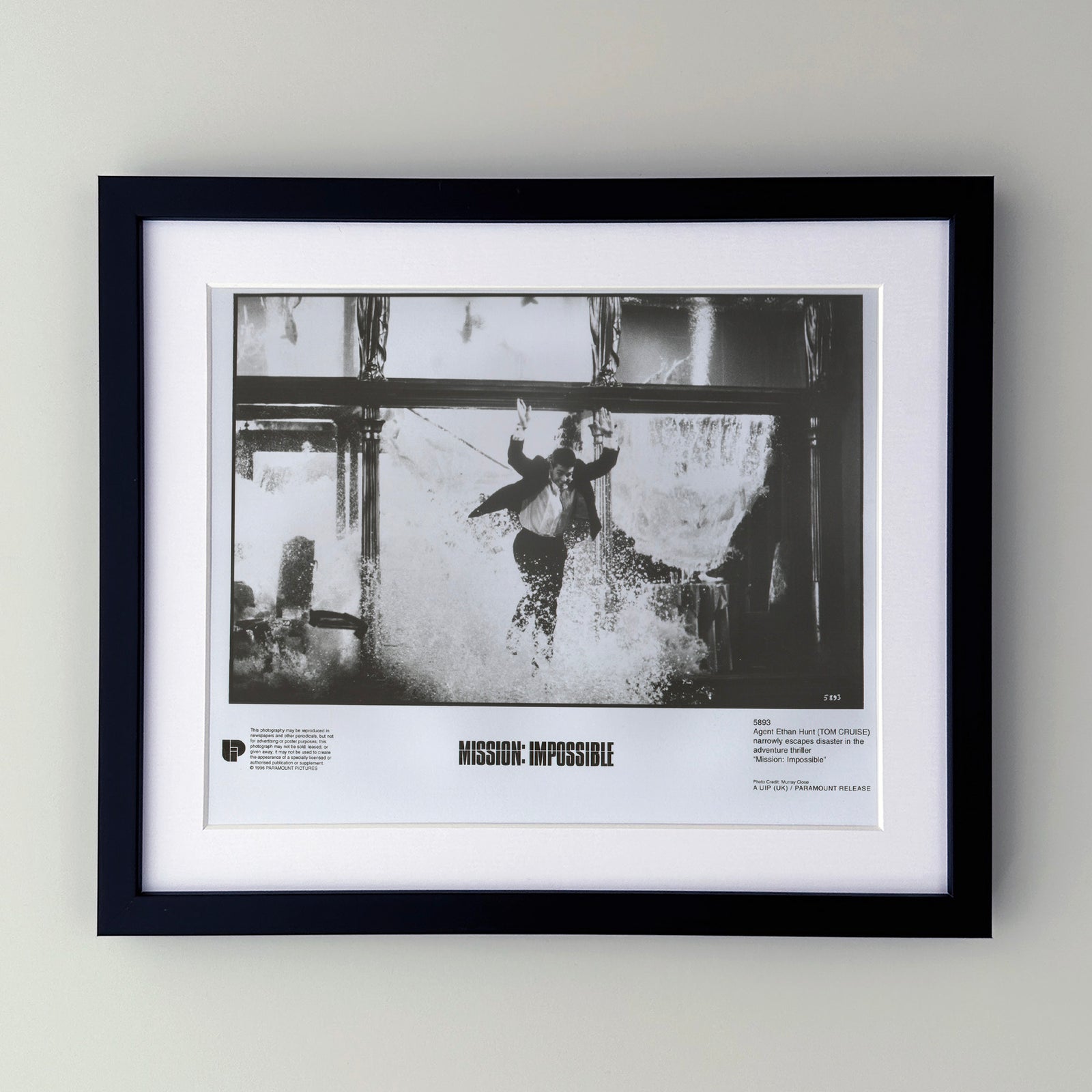 Mission Impossible 1996 Film Movie Press Publicity Still Framed