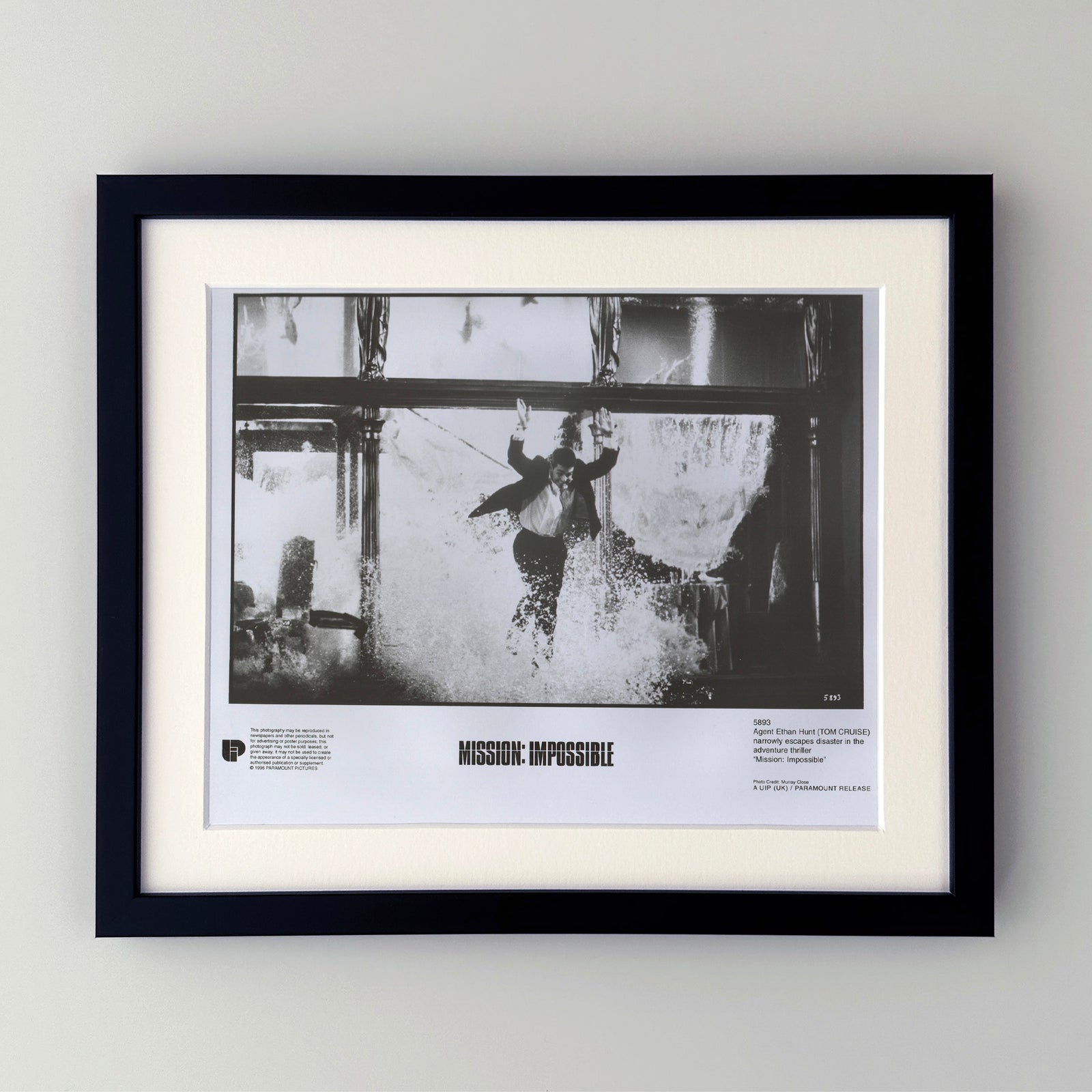 Mission Impossible 1996 Film Movie Press Publicity Still Framed
