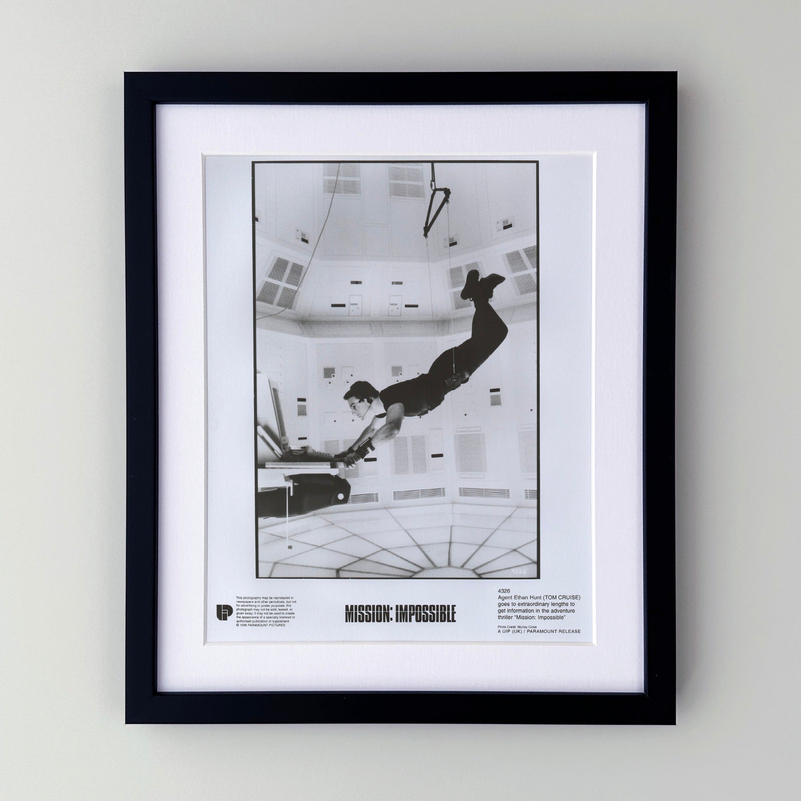 Mission Impossible 1996 Film Movie Press Publicity Still Framed