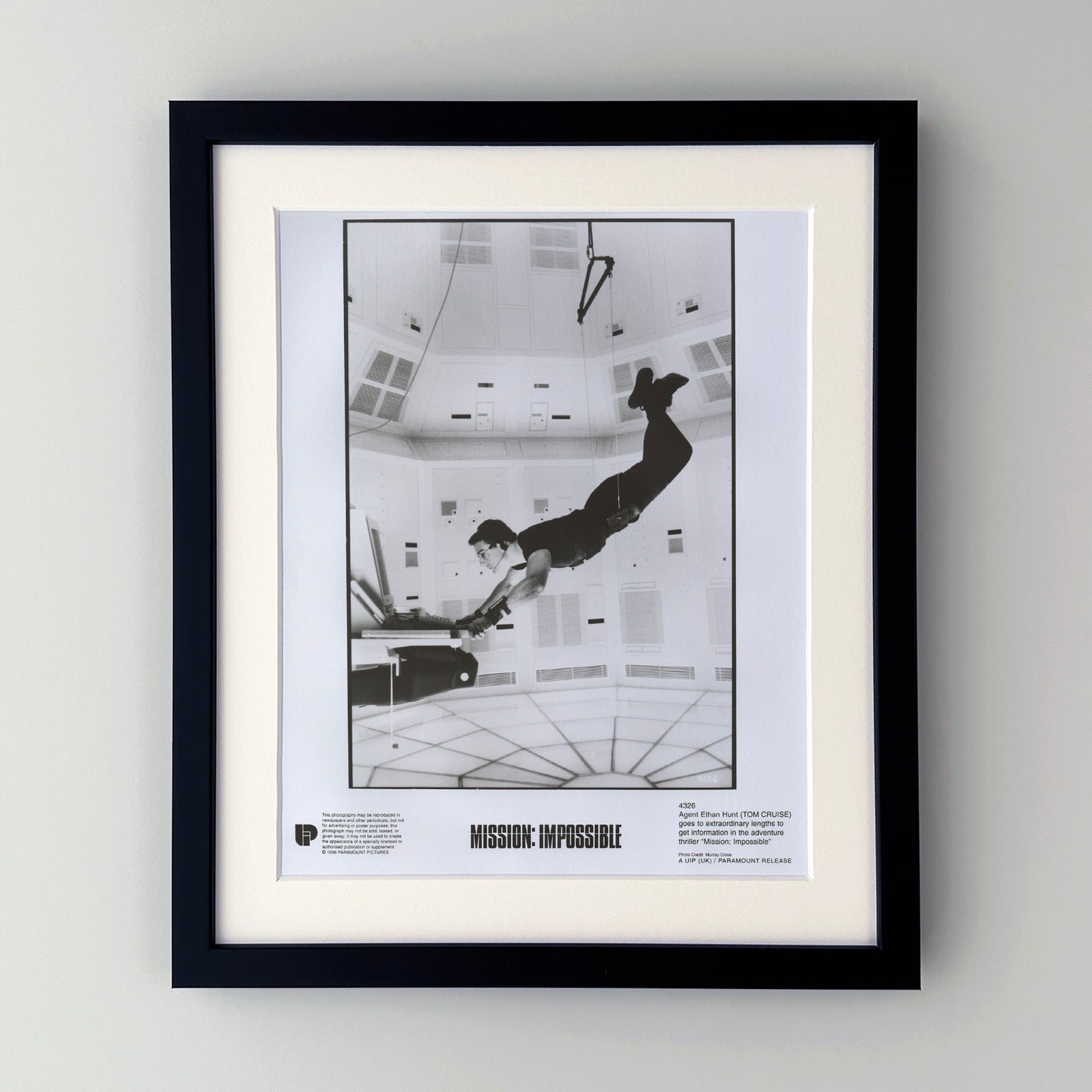 Mission Impossible 1996 Film Movie Press Publicity Still Framed