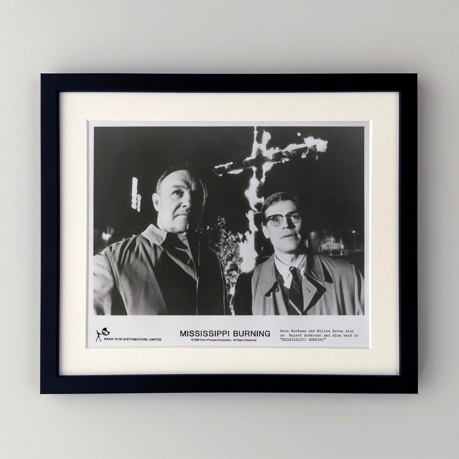 Mississippi Burning 1988 Film Movie Press Publicity Still Framed