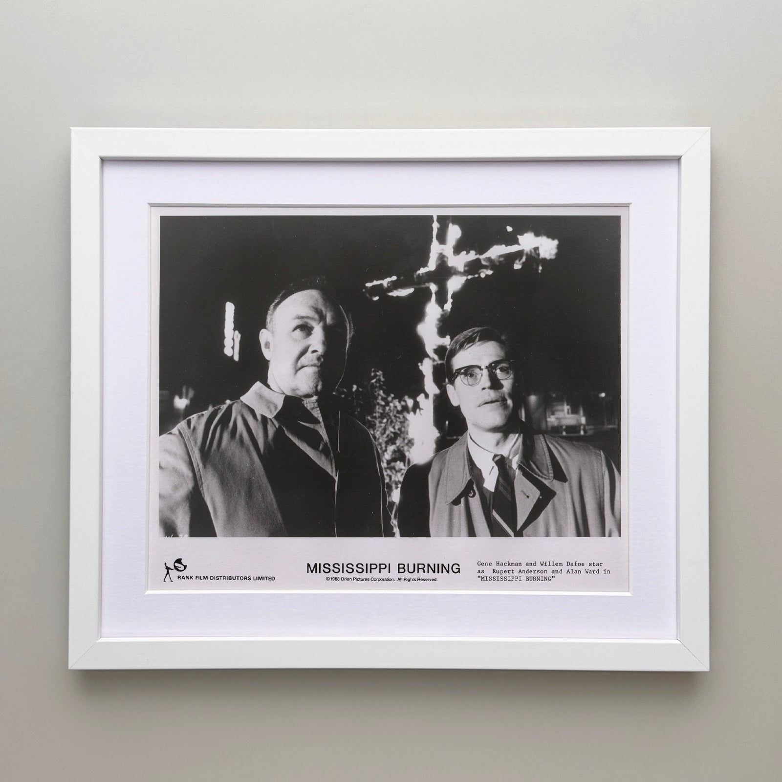 Mississippi Burning 1988 Film Movie Press Publicity Still Framed