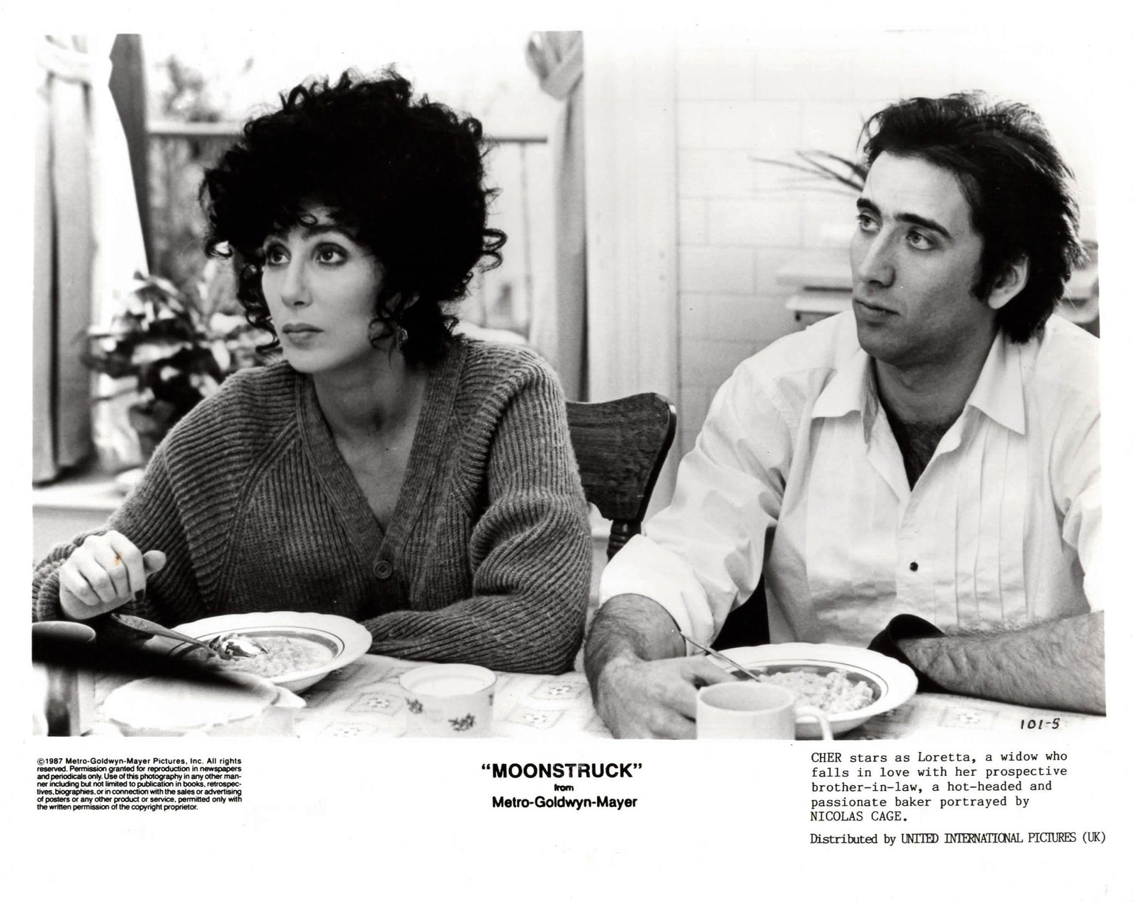Moonstruck 1987 Press Publicity Film Movie Still