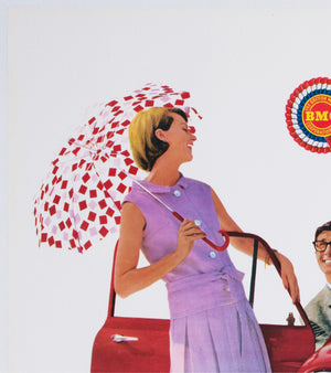 Morris 850 Mini 1960 UK Dealer Poster - detail