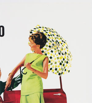 Morris 850 Mini 1960 UK Dealer Poster - detail