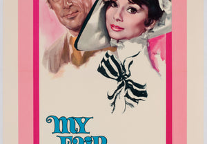 My Fair Lady 1964 Italian Locandina Film Movie Poster, Giuliano Nistri - detail