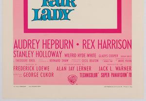 My Fair Lady 1964 Italian Locandina Film Movie Poster, Giuliano Nistri - detail