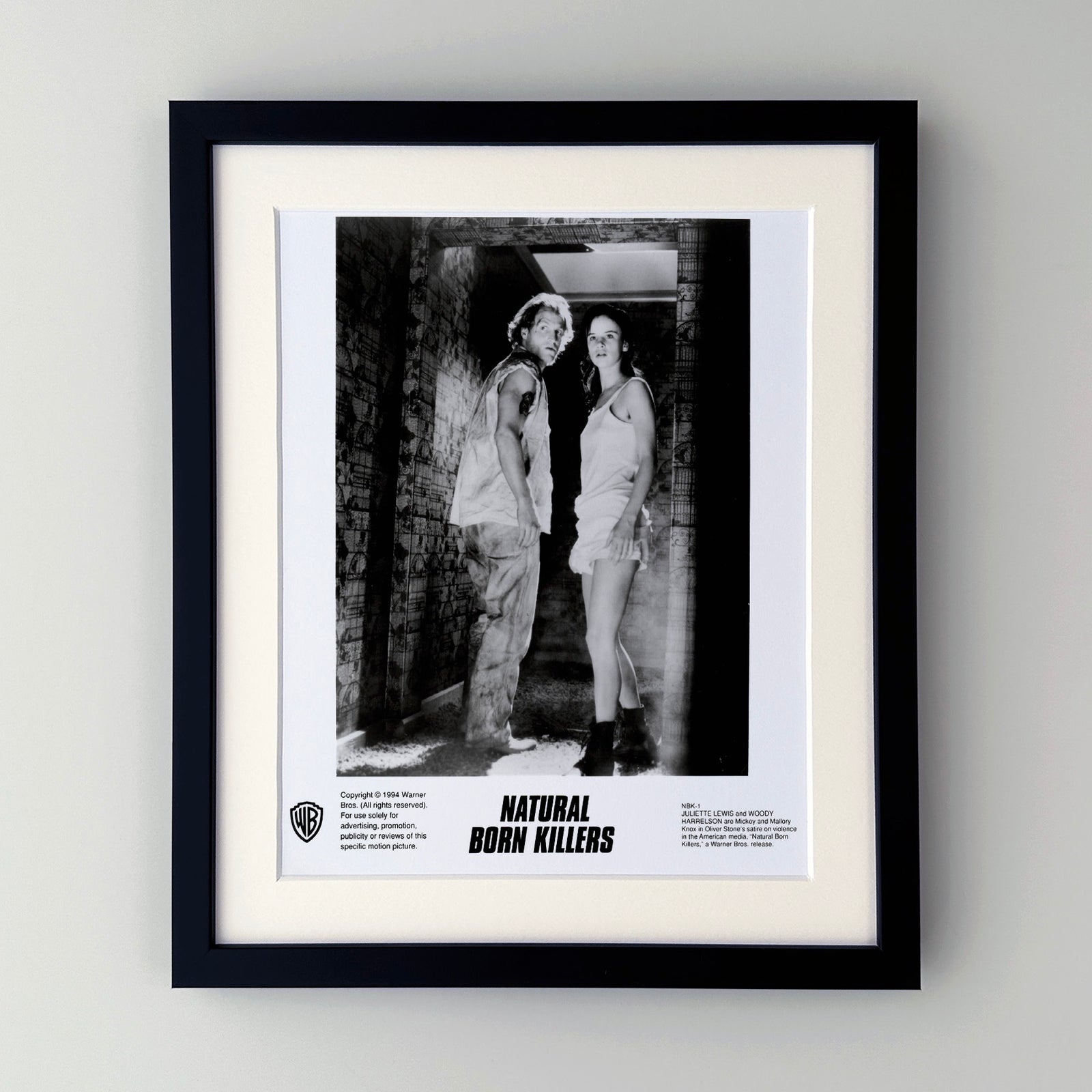 Natural Born Killers 1994 Publicity Film Movie Press Still Framed