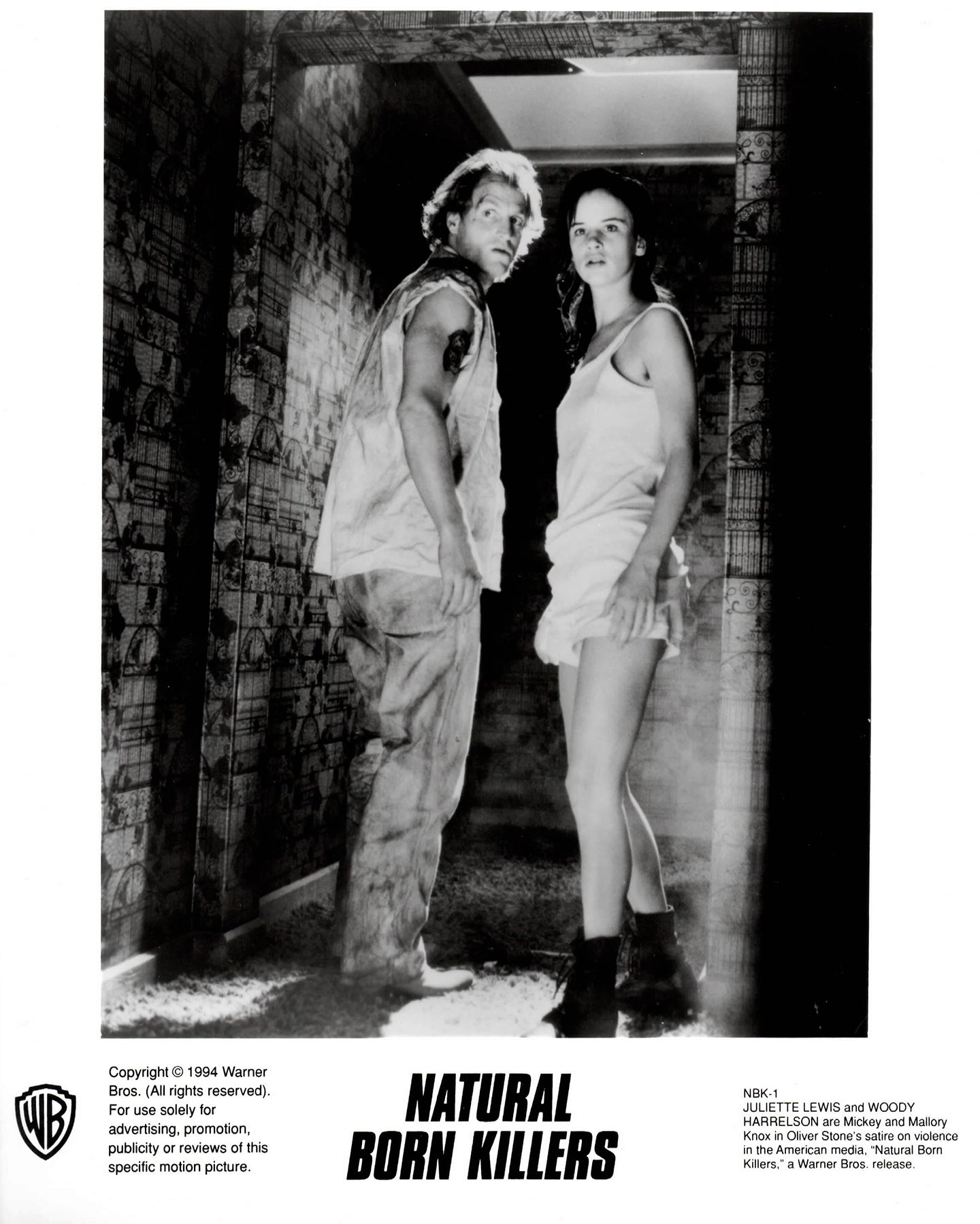 Natural Born Killers 1994 Publicity Film Movie Press Still Framed