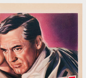 North by Northwest 1959 Belgian Film Poster - detail