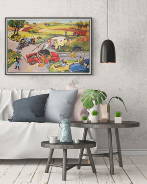 Oge Hachette 1960s French Double-Sided Educational Poster No.s 16 & 22