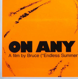 On Any Sunday 1971 US 1 Sheet Film Movie Poster - detail