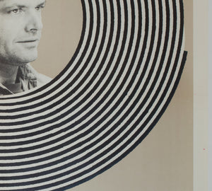 One Flew Over the Cuckoo's Nest 1976 Italian 2 Foglio Film Movie Poster - detail