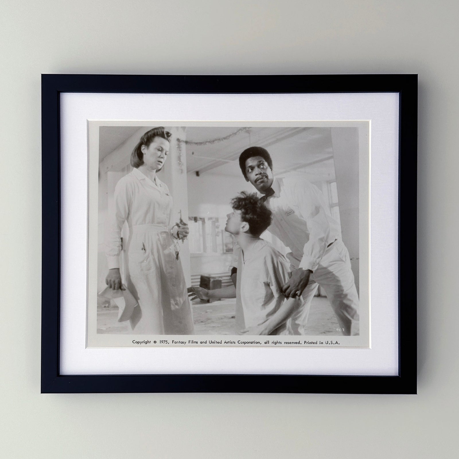 One Flew Over the Cuckoos Nest (1975) Film Movie Press Publicity Still Framed