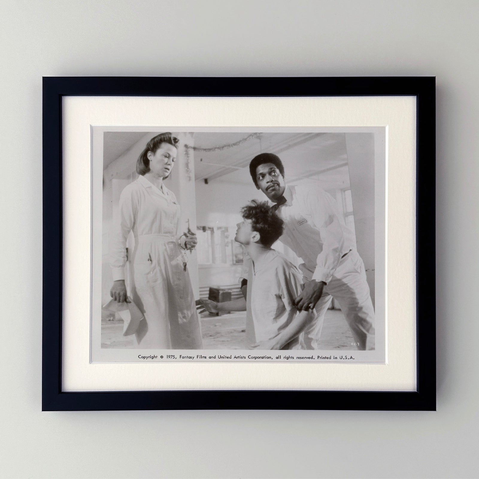 One Flew Over the Cuckoos Nest (1975) Film Movie Press Publicity Still Framed